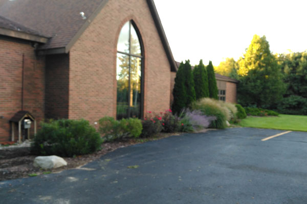 Chapel of the Lakes, Mecosta, Michigan church landscaping mecosta michigan